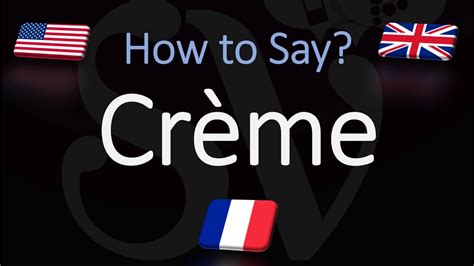 crème de la crème pronunciation|how to spell cream.